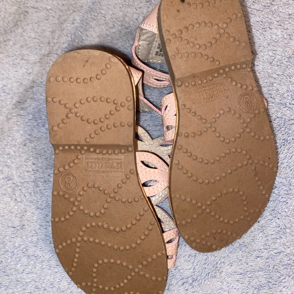 Seychelles Light Pink Strappy Flower Design Sandals Size 8M - Picture 4 of 5